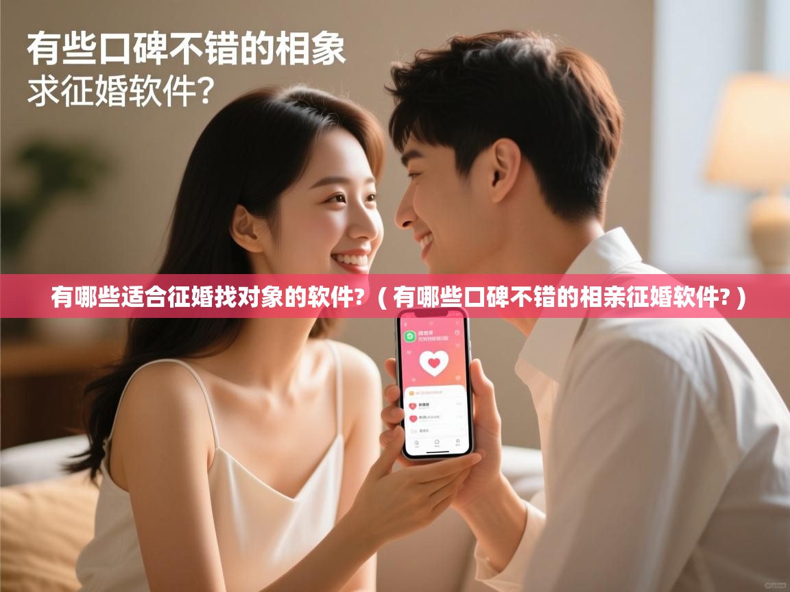  有哪些适合征婚找对象的软件?  ( 有哪些口碑不错的相亲征婚软件? )