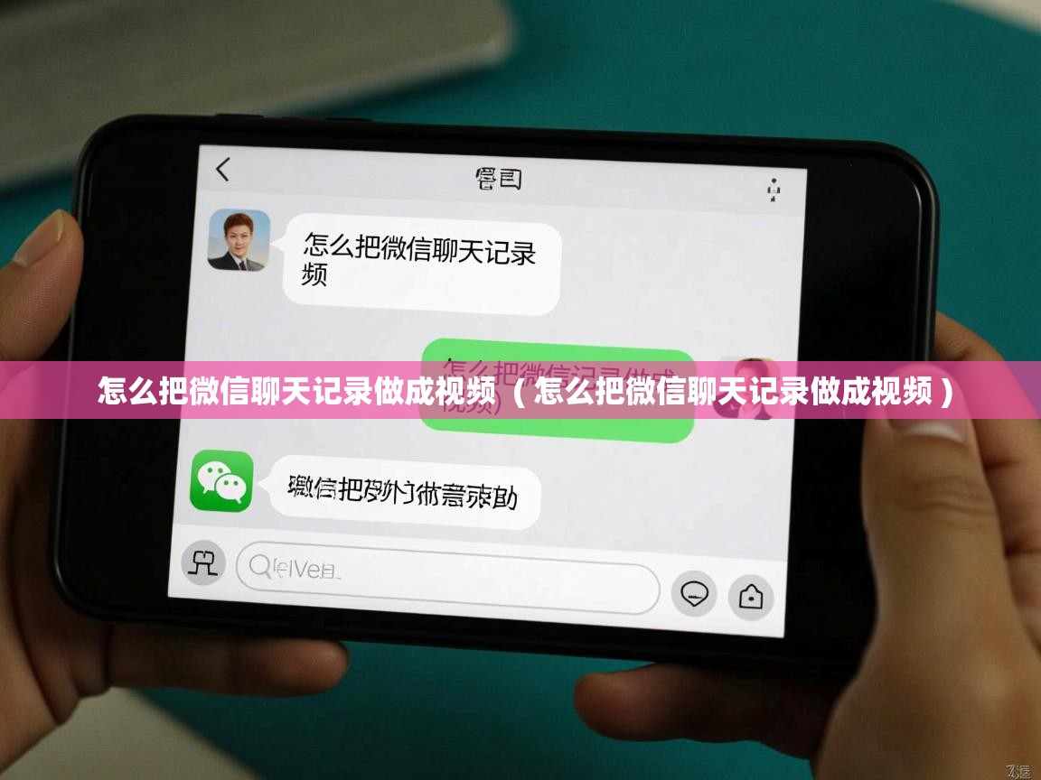  怎么把微信聊天记录做成视频  ( 怎么把微信聊天记录做成视频 )