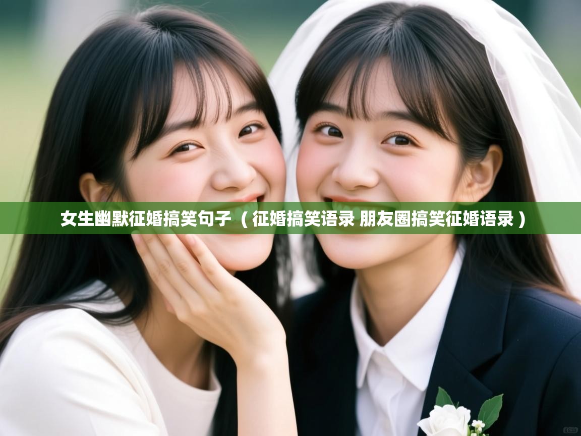  女生幽默征婚搞笑句子  ( 征婚搞笑语录 朋友圈搞笑征婚语录 )