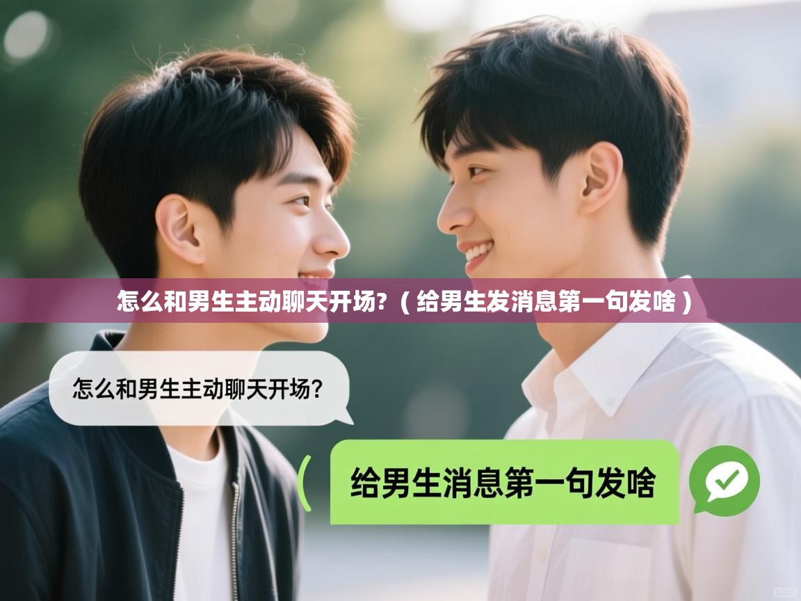  怎么和男生主动聊天开场?  ( 给男生发消息第一句发啥 )