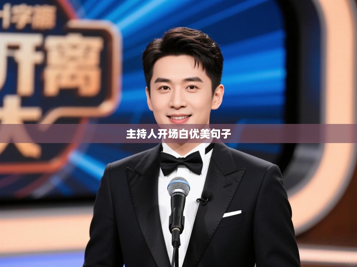  主持人开场白优美句子 