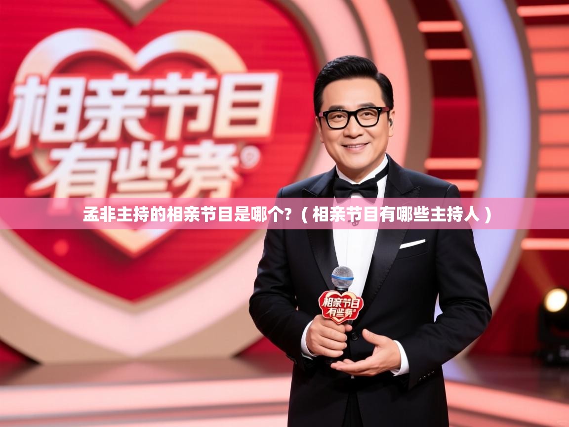  孟非主持的相亲节目是哪个?  ( 相亲节目有哪些主持人 )