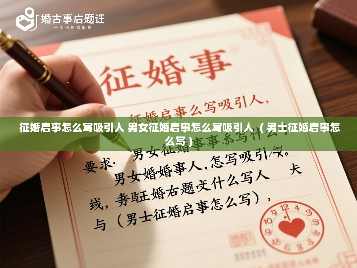  征婚启事怎么写吸引人 男女征婚启事怎么写吸引人  ( 男士征婚启事怎么写 )