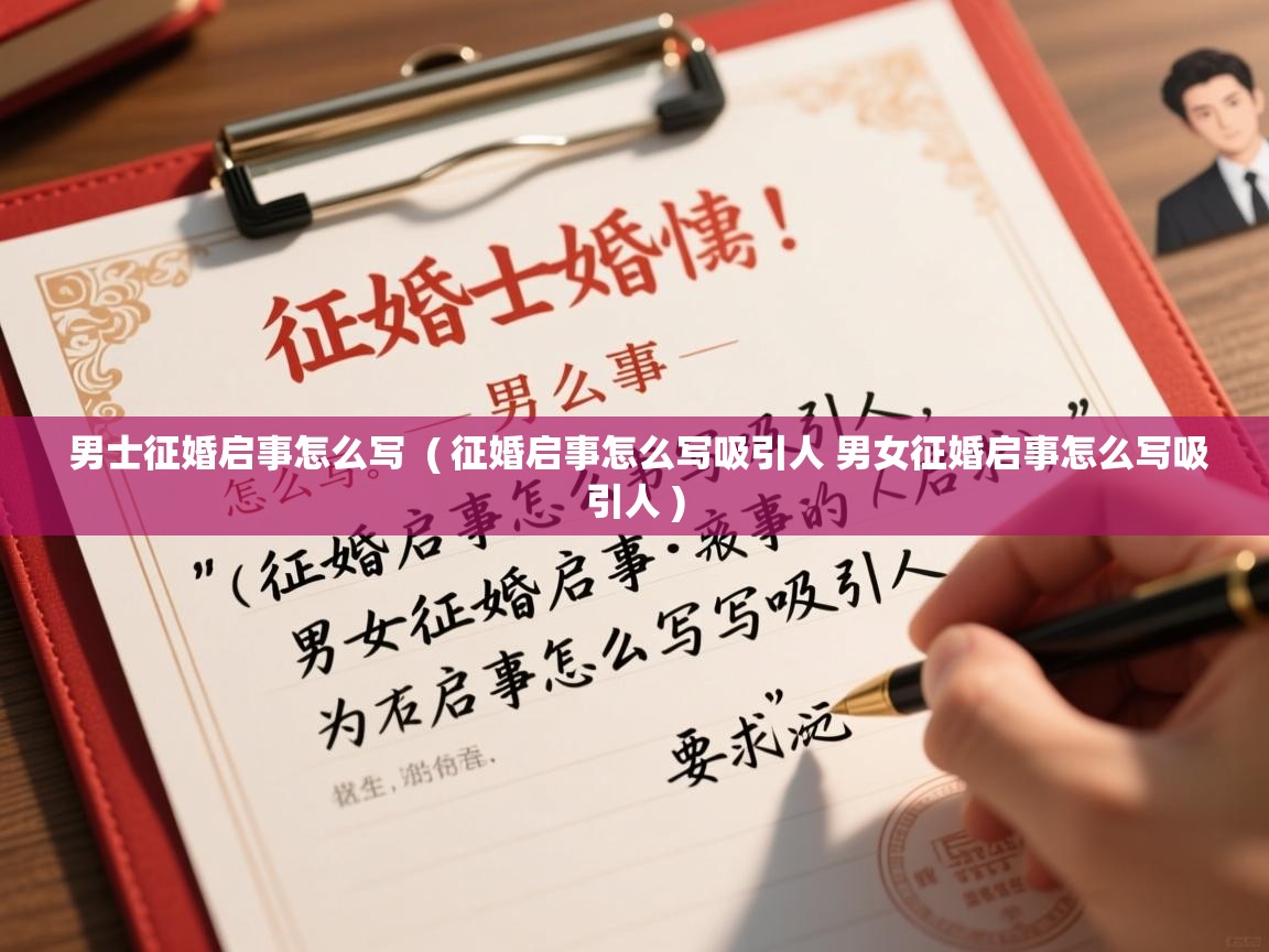 男士征婚启事怎么写 ( 征婚启事怎么写吸引人 男女征婚启事怎么写吸引人 ) 男士征婚启事怎么写 ( 征婚启事怎么写吸引人 男女征婚启事怎么写吸引人 )