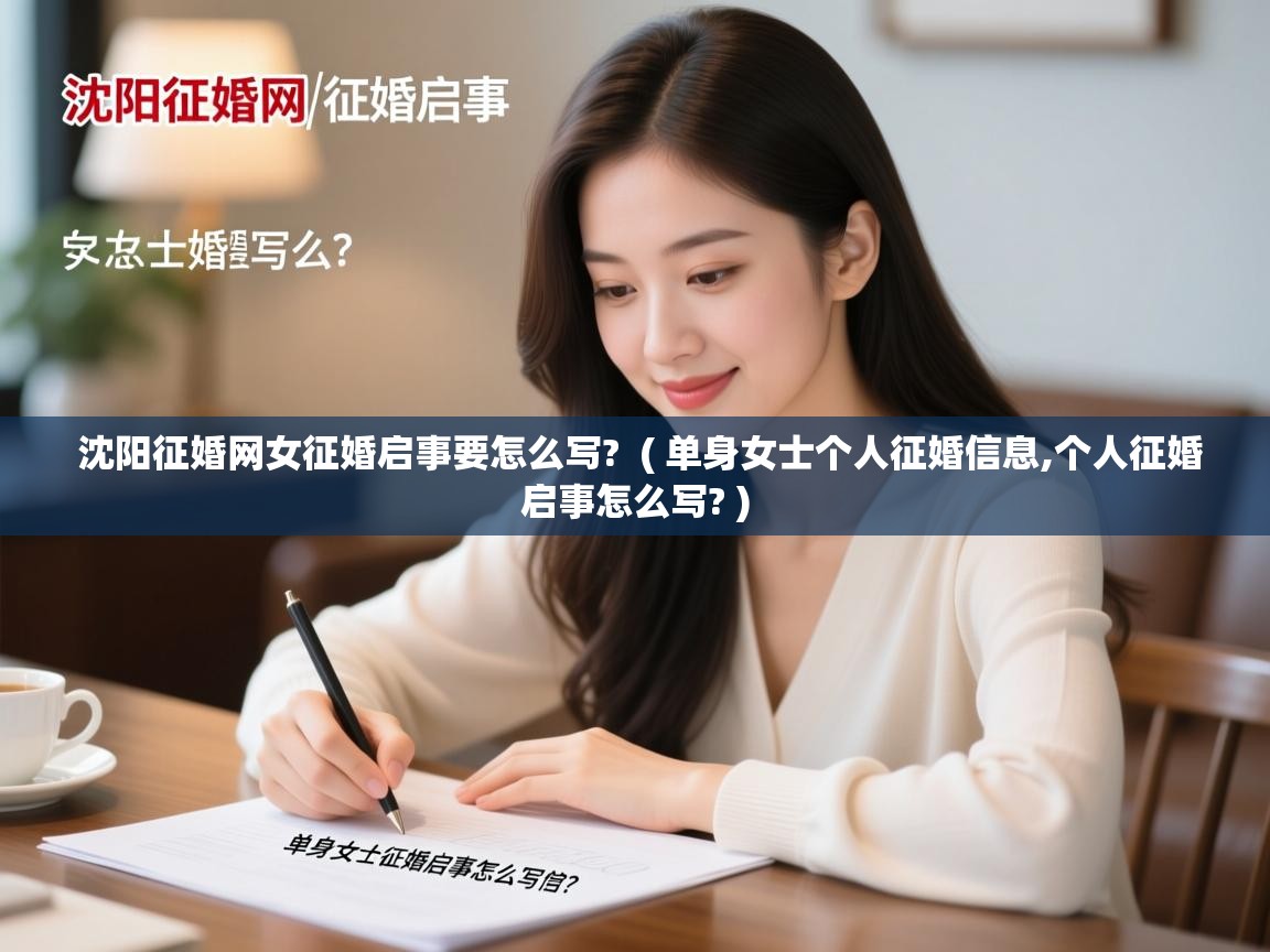 沈阳征婚网女征婚启事要怎么写?  ( 单身女士个人征婚信息,个人征婚启事怎么写? )