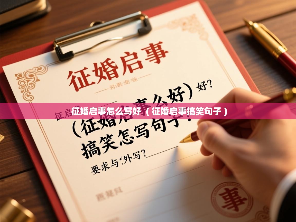  征婚启事怎么写好  ( 征婚启事搞笑句子 )