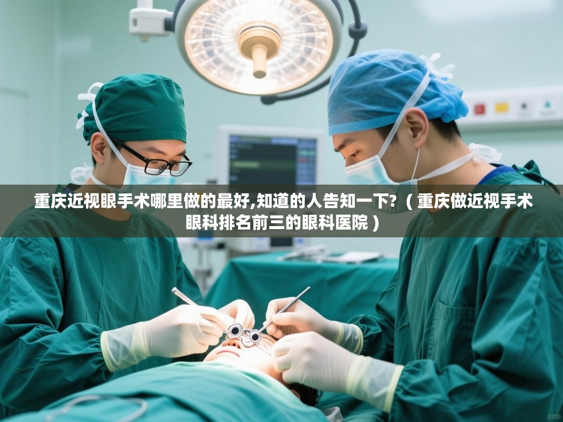 重庆近视眼手术哪里做的最好,知道的人告知一下? ( 重庆做近视手术眼科排名前三的眼科医院 ) 重庆近视眼手术哪里做的最好,知道的人告知一下? ( 重庆做近视手术眼科排名前三的眼科医院 )