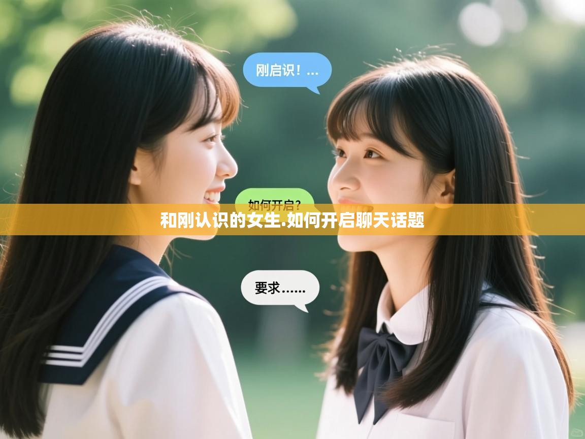  和刚认识的女生.如何开启聊天话题 