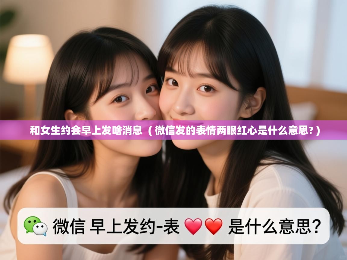  和女生约会早上发啥消息  ( 微信发的表情两眼红心是什么意思? )