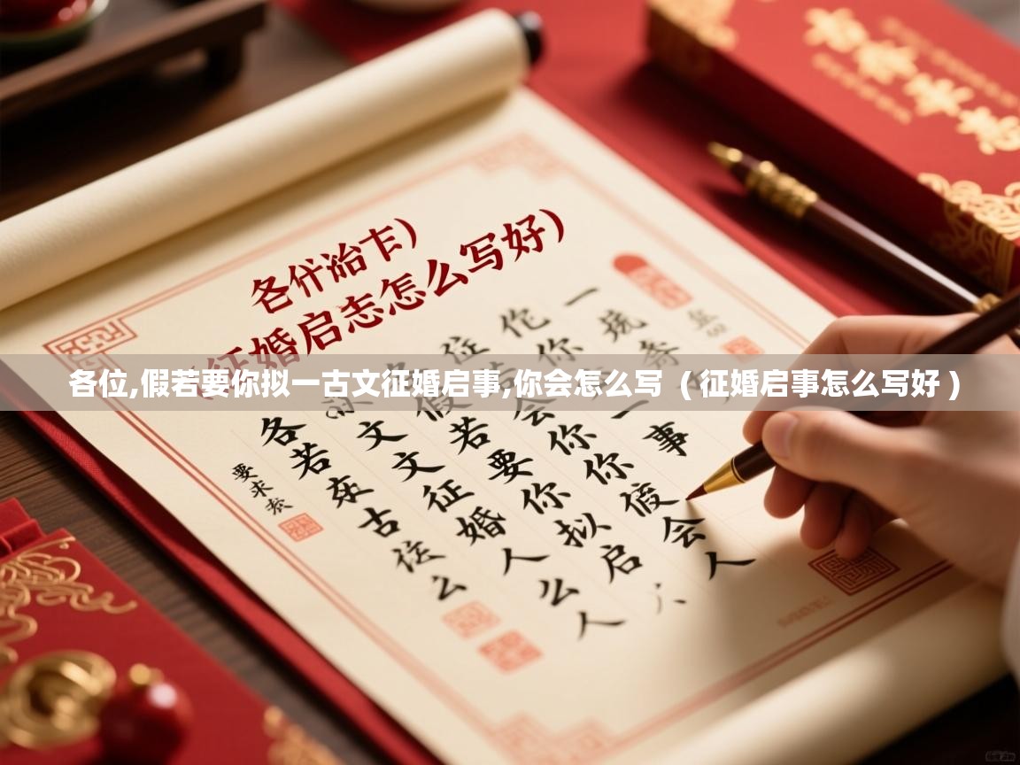  各位,假若要你拟一古文征婚启事,你会怎么写  ( 征婚启事怎么写好 )