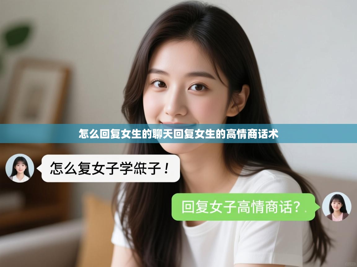  怎么回复女生的聊天回复女生的高情商话术 