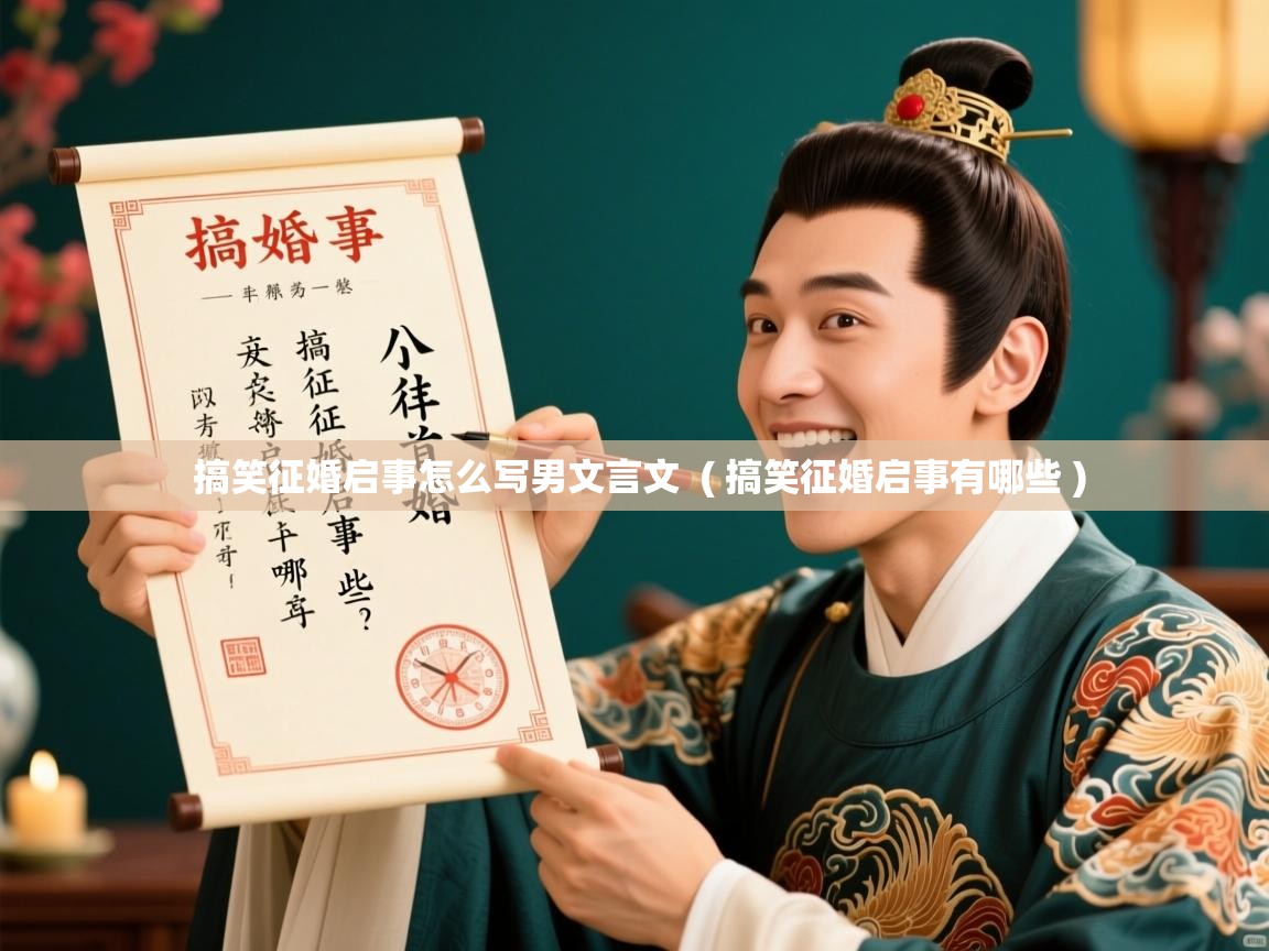  搞笑征婚启事怎么写男文言文  ( 搞笑征婚启事有哪些 )