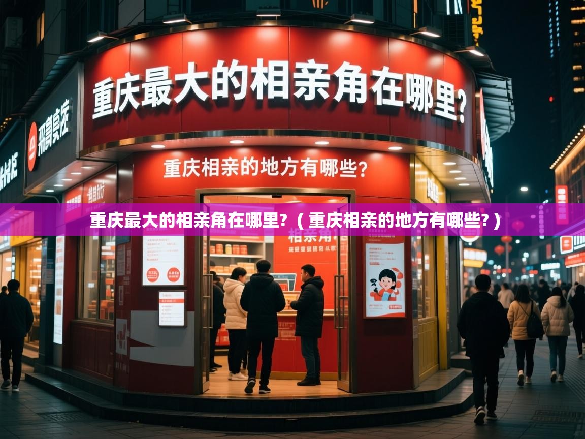  重庆最大的相亲角在哪里?  ( 重庆相亲的地方有哪些? )