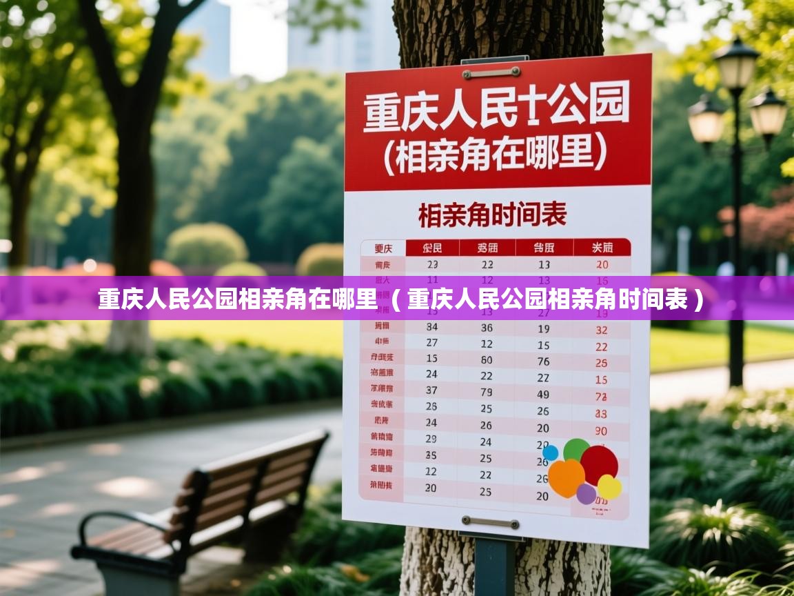  重庆人民公园相亲角在哪里  ( 重庆人民公园相亲角时间表 )
