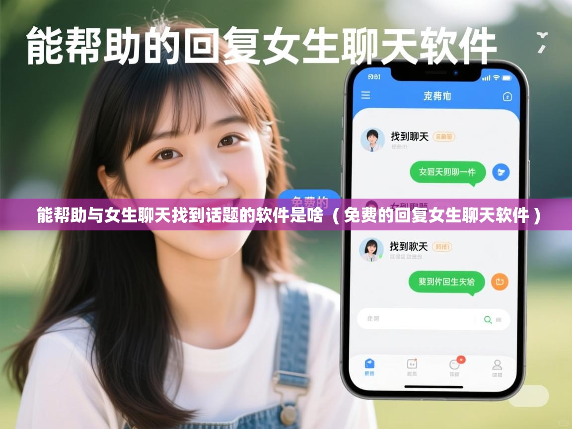  能帮助与女生聊天找到话题的软件是啥  ( 免费的回复女生聊天软件 )