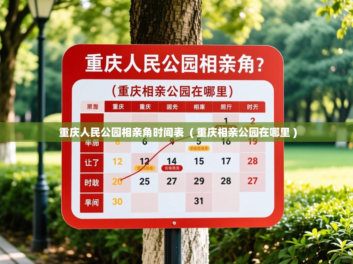 重庆人民公园相亲角时间表 ( 重庆相亲公园在哪里 ) 重庆人民公园相亲角时间表 ( 重庆相亲公园在哪里 )