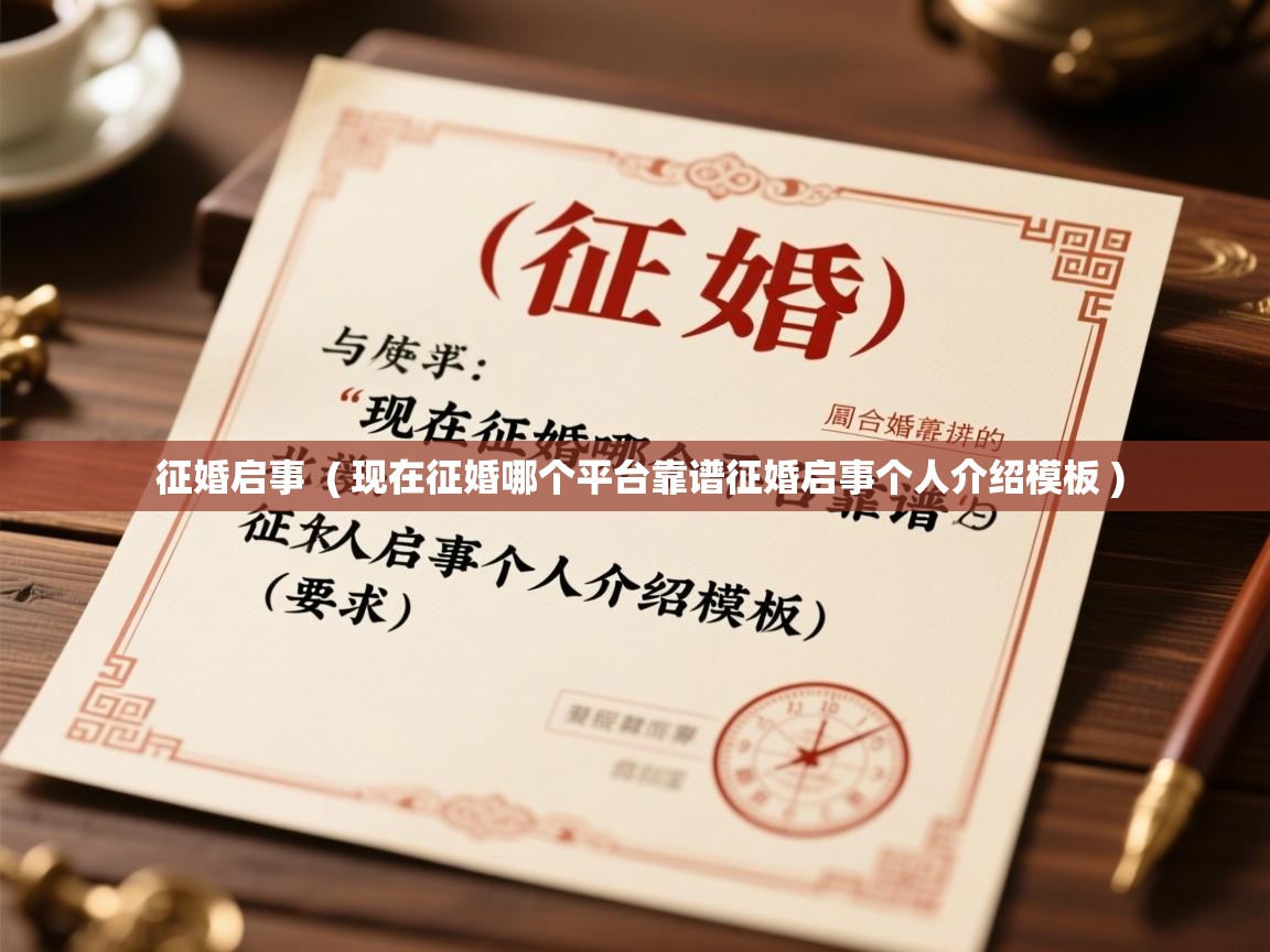 征婚启事 ( 现在征婚哪个平台靠谱征婚启事个人介绍模板 ) 征婚启事 ( 现在征婚哪个平台靠谱征婚启事个人介绍模板 )