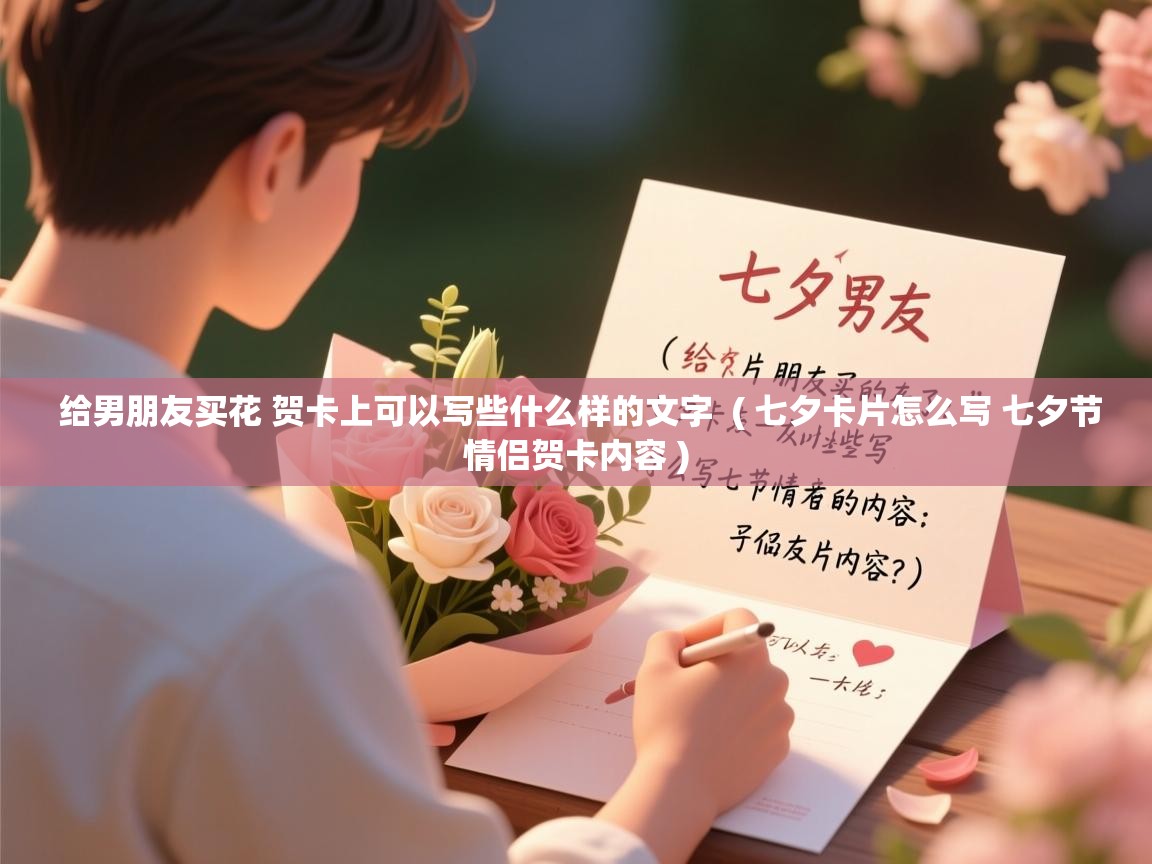  给男朋友买花 贺卡上可以写些什么样的文字  ( 七夕卡片怎么写 七夕节情侣贺卡内容 )