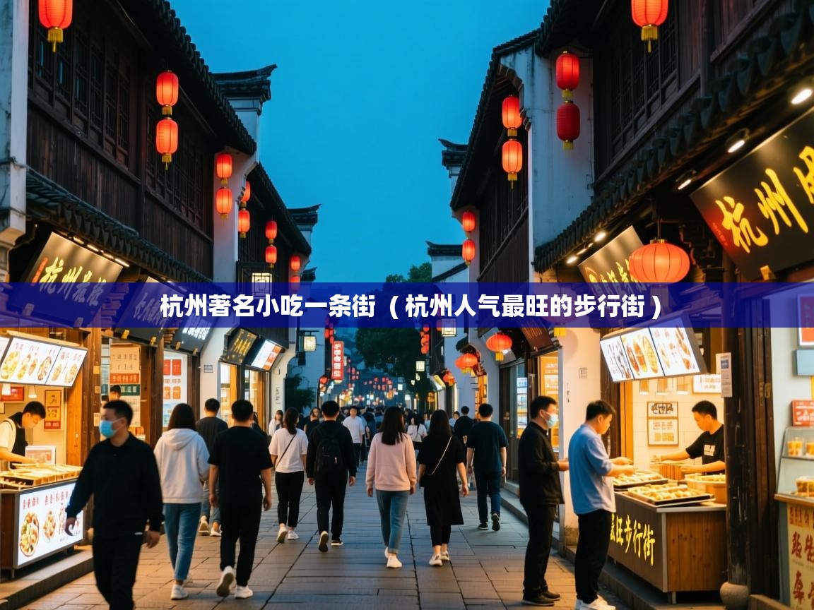  杭州著名小吃一条街  ( 杭州人气最旺的步行街 )