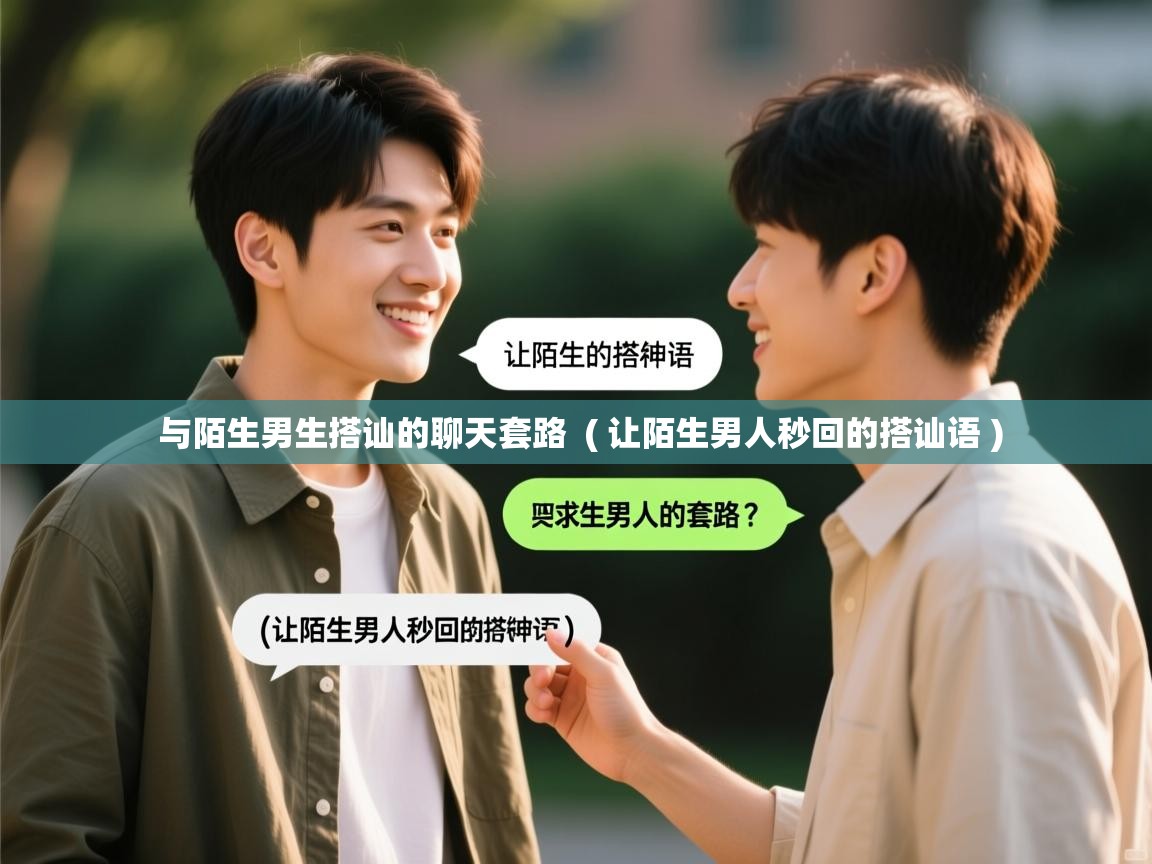  与陌生男生搭讪的聊天套路  ( 让陌生男人秒回的搭讪语 )