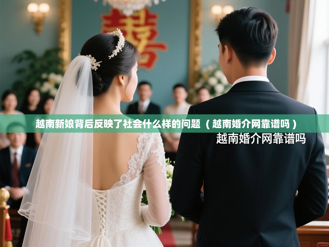  越南新娘背后反映了社会什么样的问题  ( 越南婚介网靠谱吗 )