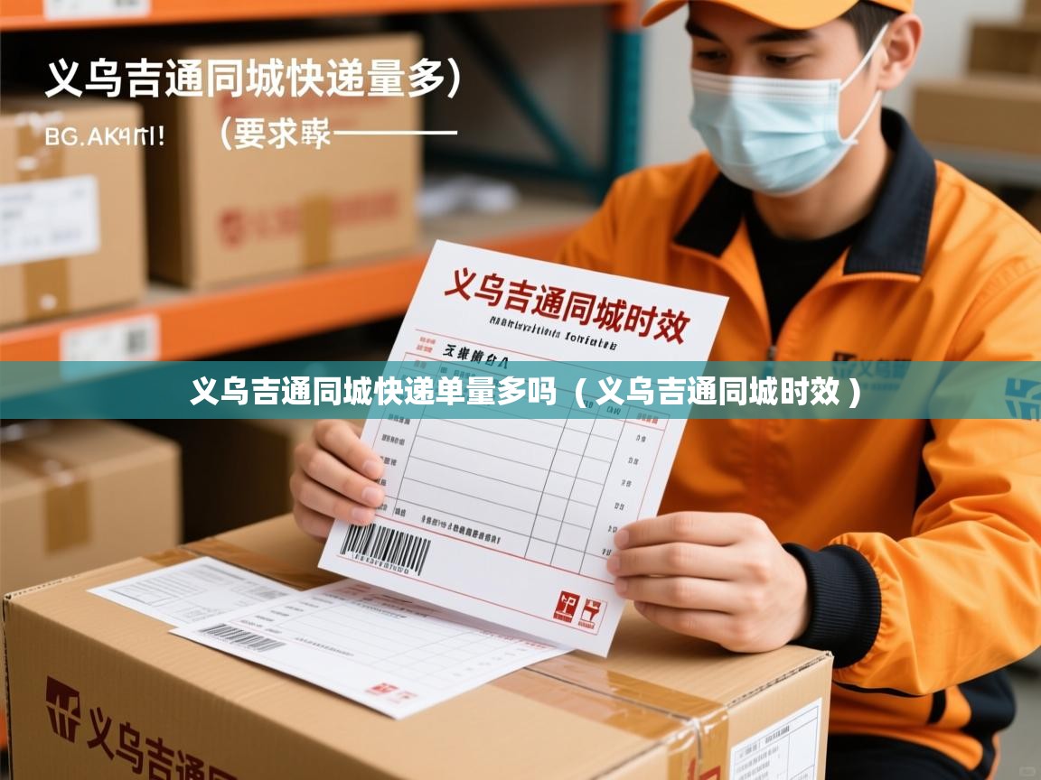  义乌吉通同城快递单量多吗  ( 义乌吉通同城时效 )
