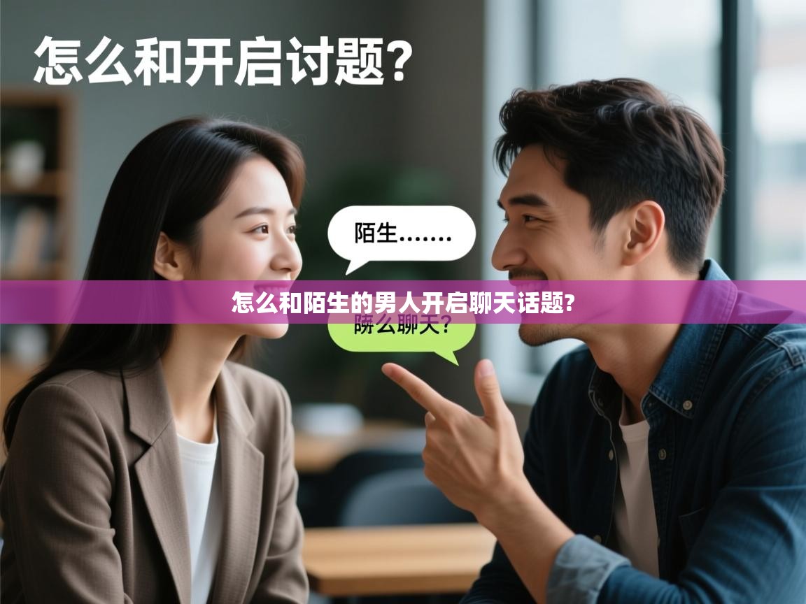 怎么和陌生的男人开启聊天话题? 
