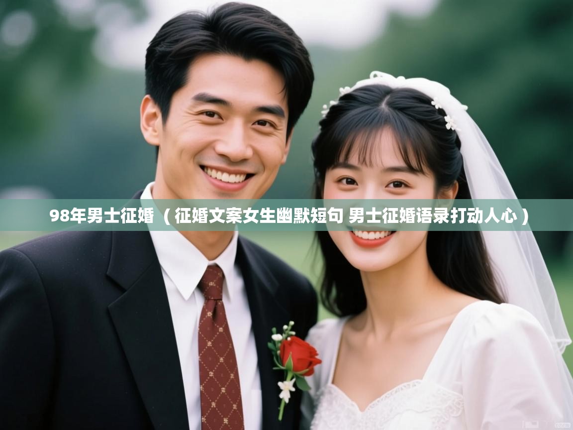  98年男士征婚  ( 征婚文案女生幽默短句 男士征婚语录打动人心 )