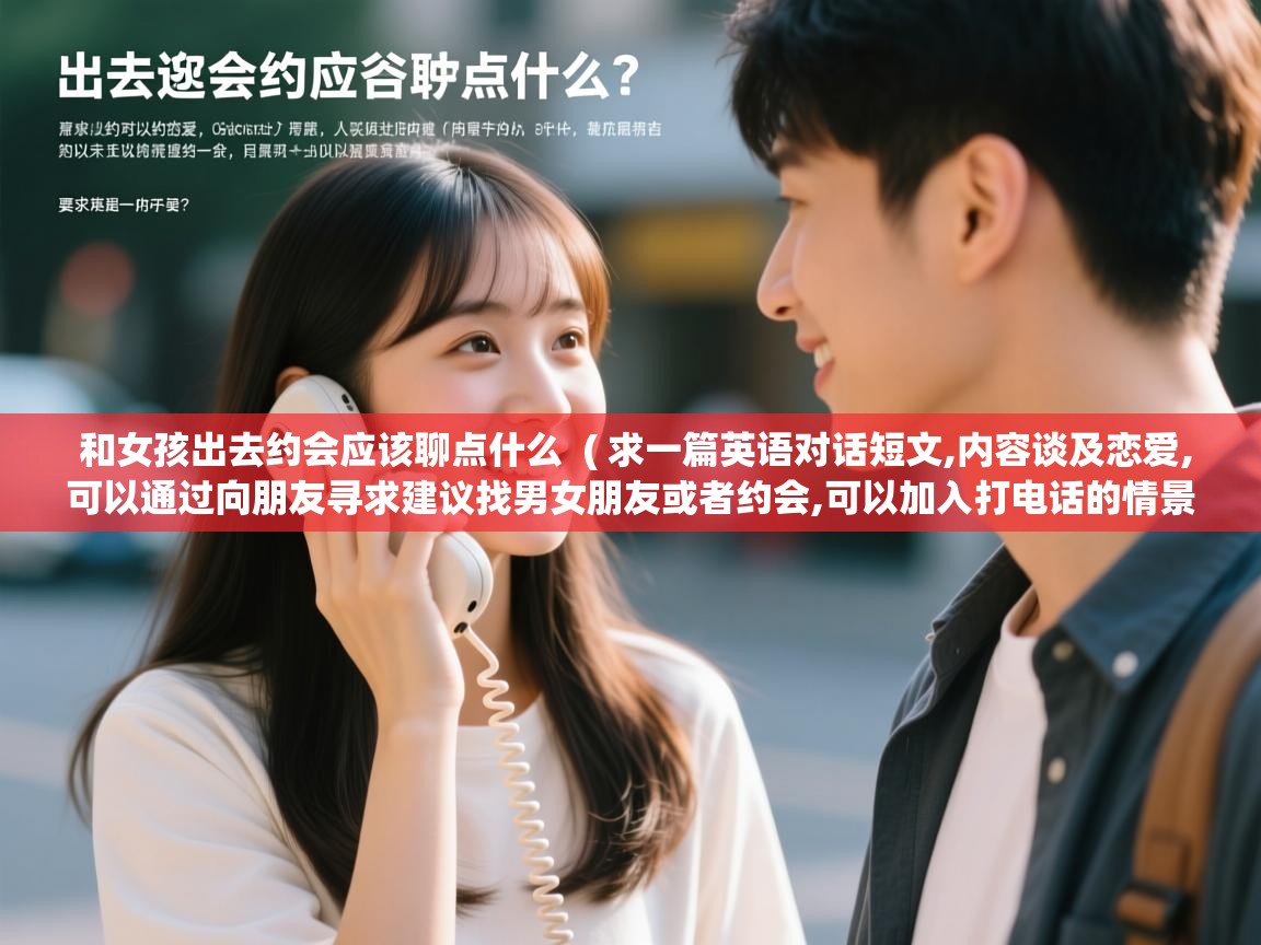  和女孩出去约会应该聊点什么  ( 求一篇英语对话短文,内容谈及恋爱,可以通过向朋友寻求建议找男女朋友或者约会,可以加入打电话的情景, )