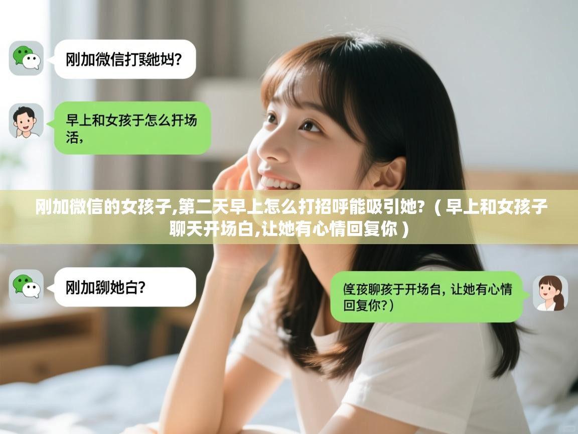  刚加微信的女孩子,第二天早上怎么打招呼能吸引她?  ( 早上和女孩子聊天开场白,让她有心情回复你 )