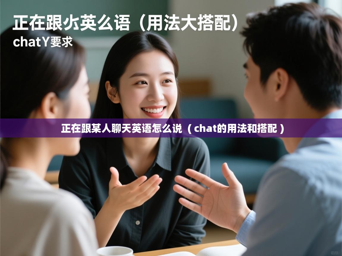  正在跟某人聊天英语怎么说  ( chat的用法和搭配 )