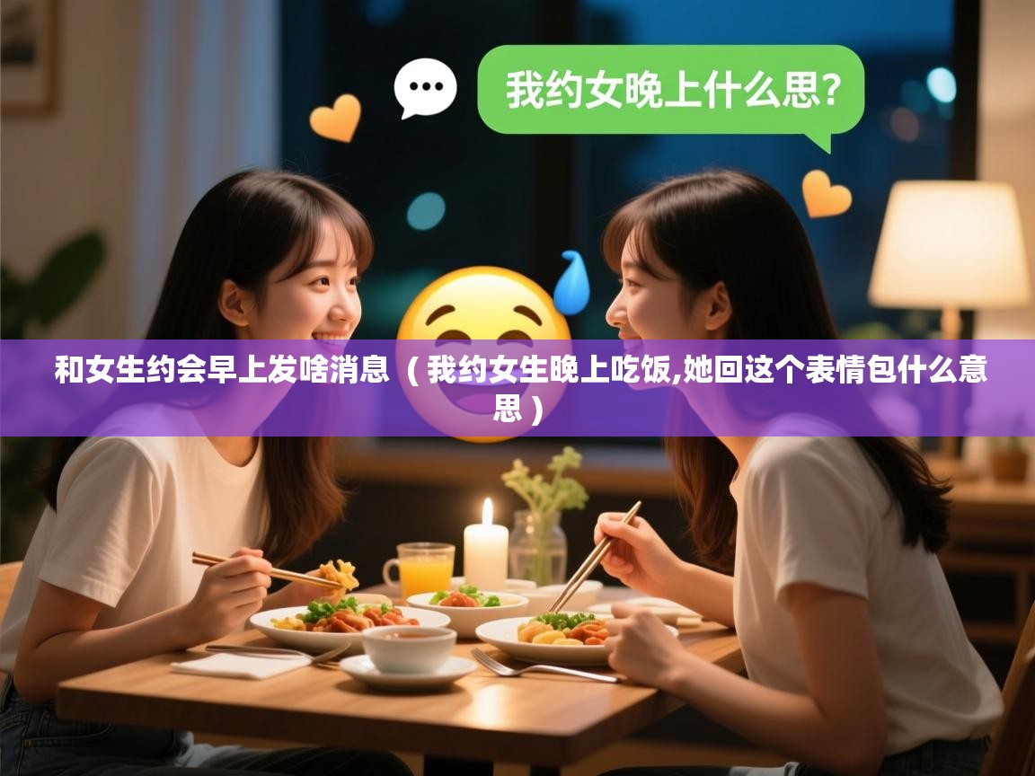  和女生约会早上发啥消息  ( 我约女生晚上吃饭,她回这个表情包什么意思 )