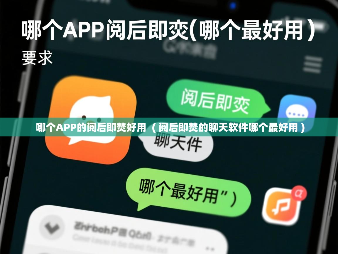  哪个APP的阅后即焚好用  ( 阅后即焚的聊天软件哪个最好用 )