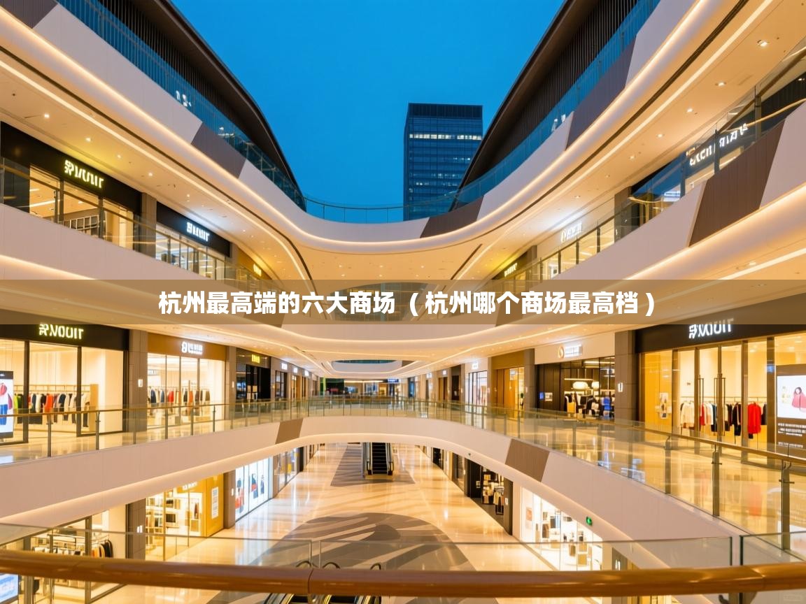  杭州最高端的六大商场  ( 杭州哪个商场最高档 )