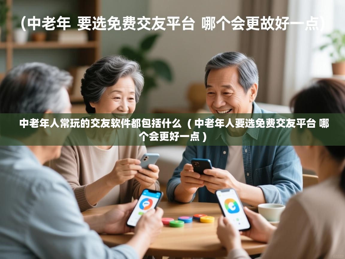  中老年人常玩的交友软件都包括什么  ( 中老年人要选免费交友平台 哪个会更好一点 )