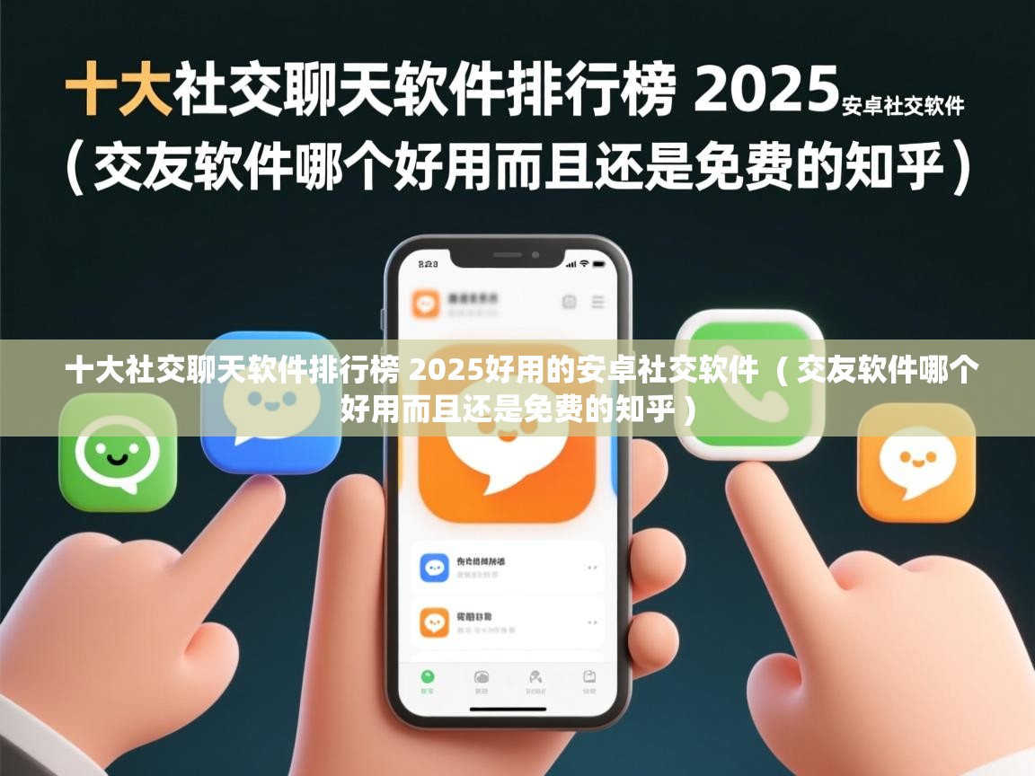  十大社交聊天软件排行榜 2025好用的安卓社交软件  ( 交友软件哪个好用而且还是免费的知乎 )