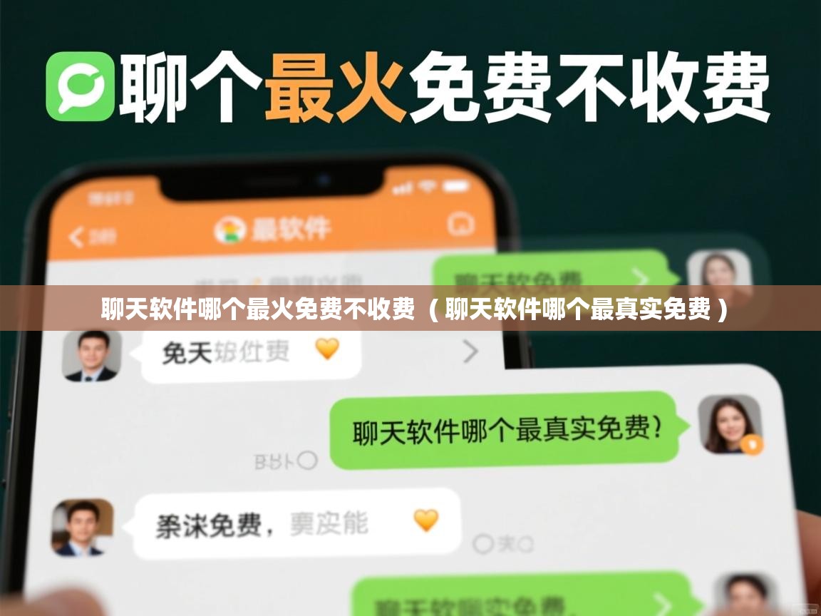  聊天软件哪个最火免费不收费  ( 聊天软件哪个最真实免费 )
