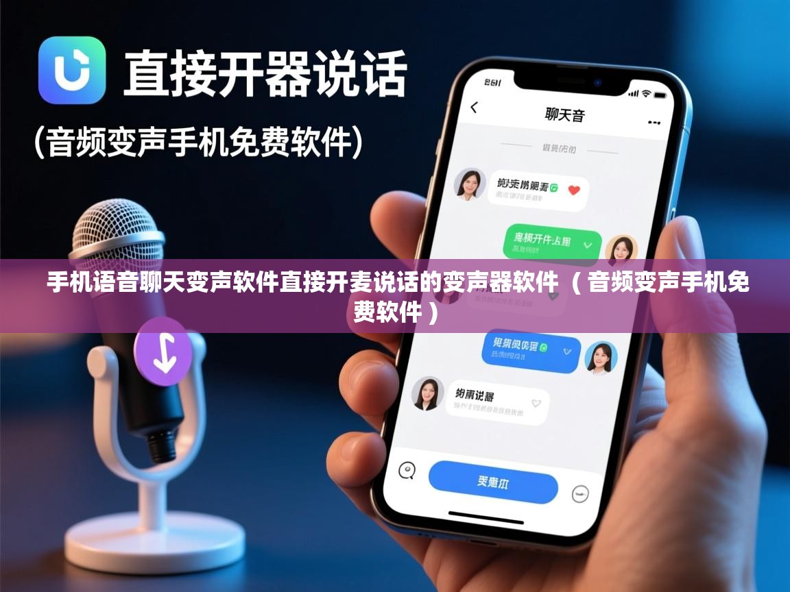  手机语音聊天变声软件直接开麦说话的变声器软件  ( 音频变声手机免费软件 )