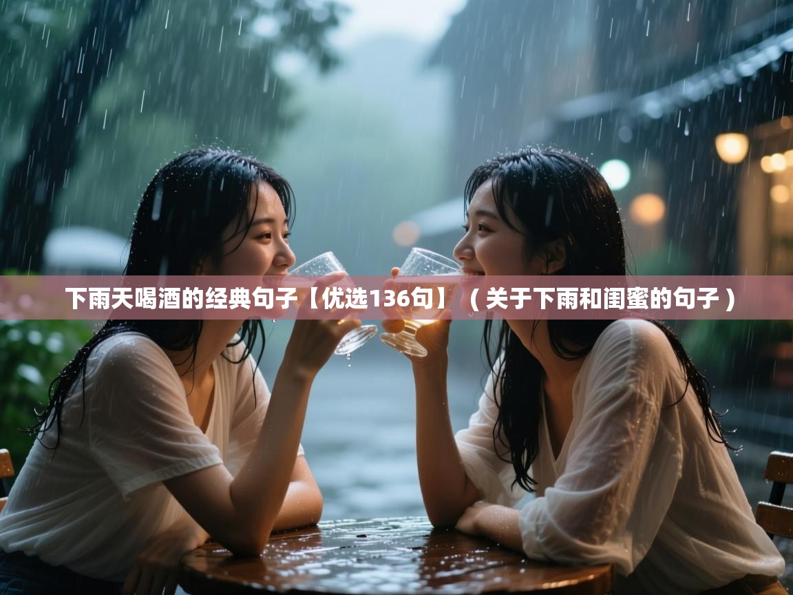 下雨天喝酒的经典句子【优选136句】  ( 关于下雨和闺蜜的句子 )