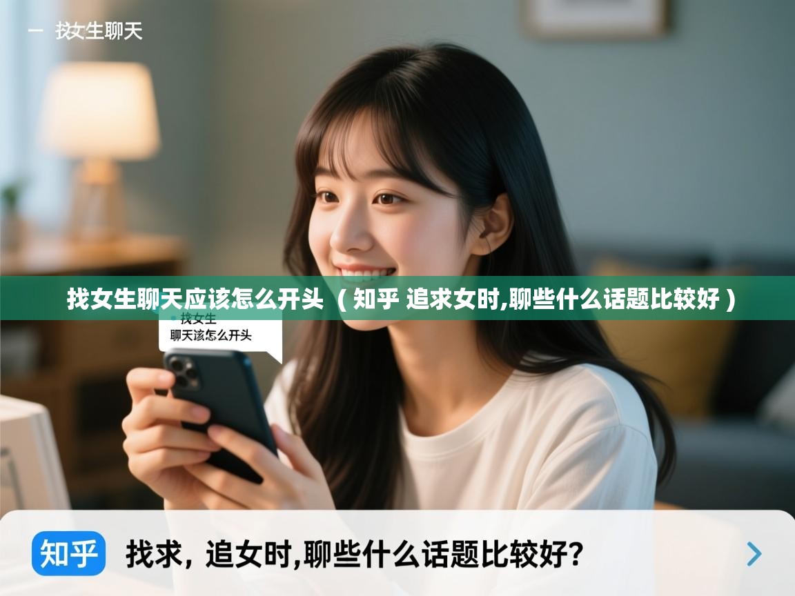  找女生聊天应该怎么开头  ( 知乎 追求女时,聊些什么话题比较好 )