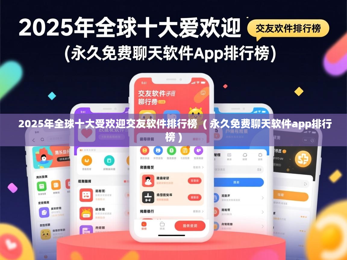  2025年全球十大受欢迎交友软件排行榜  ( 永久免费聊天软件app排行榜 )