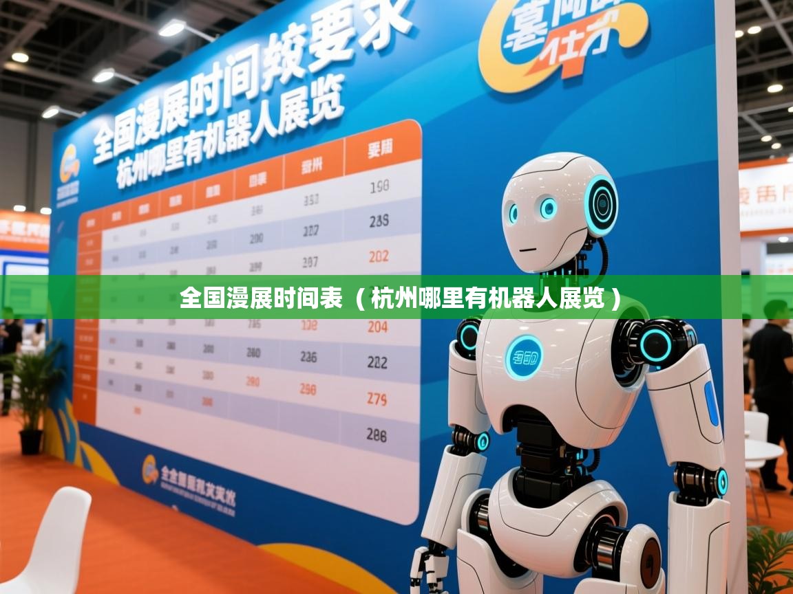 全国漫展时间表  ( 杭州哪里有机器人展览 )