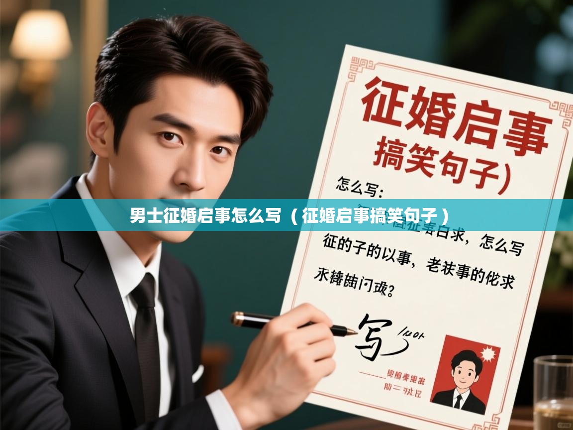  男士征婚启事怎么写  ( 征婚启事搞笑句子 )