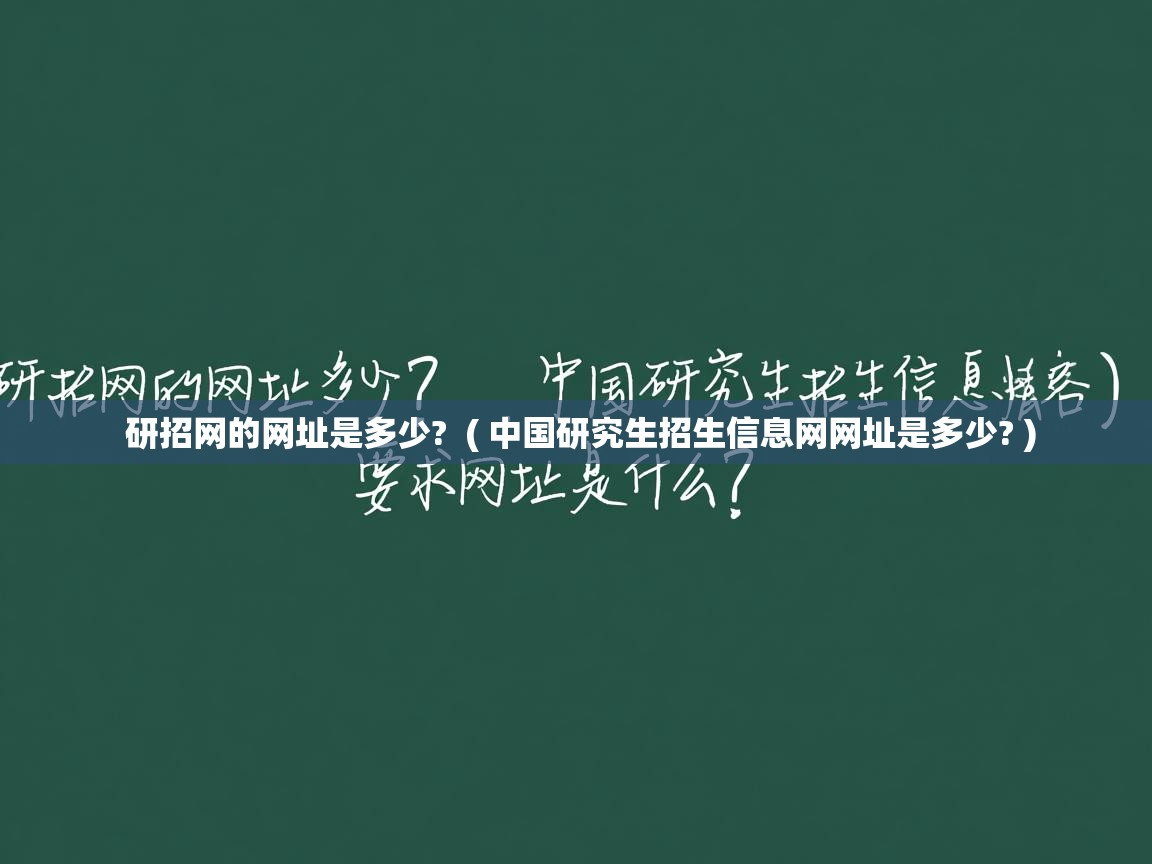  研招网的网址是多少?  ( 中国研究生招生信息网网址是多少? )