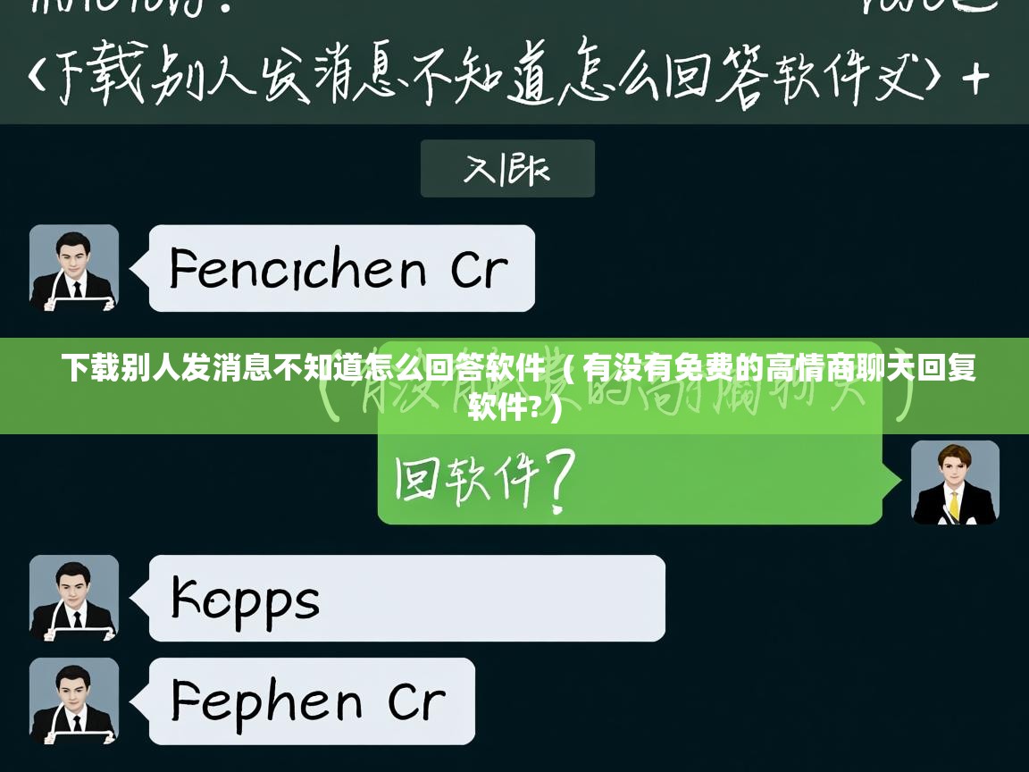  下载别人发消息不知道怎么回答软件  ( 有没有免费的高情商聊天回复软件? )