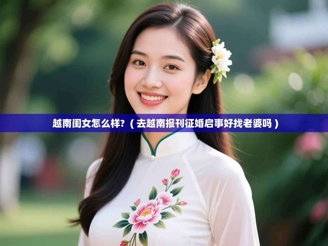  越南闺女怎么样?  ( 去越南报刊征婚启事好找老婆吗 )