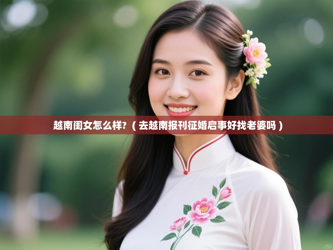  越南闺女怎么样?  ( 去越南报刊征婚启事好找老婆吗 )