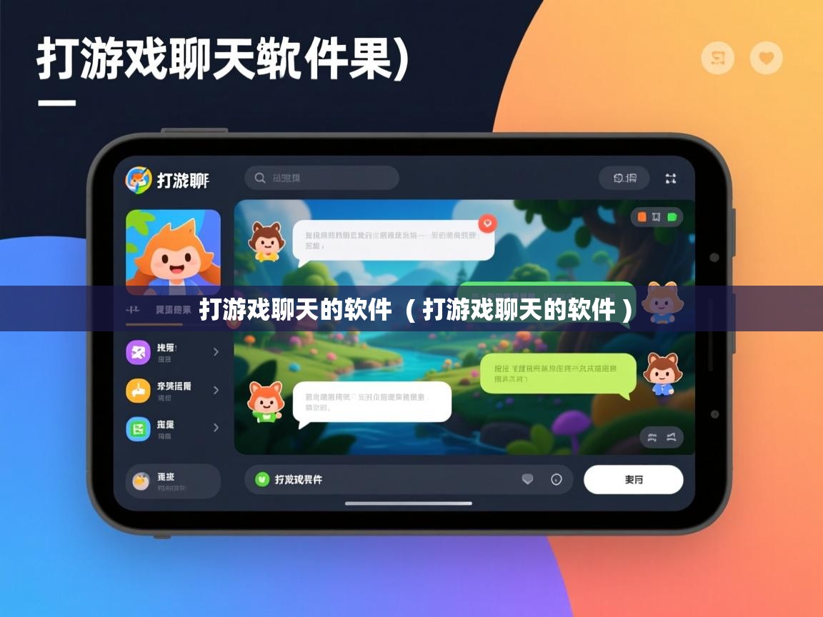  打游戏聊天的软件  ( 打游戏聊天的软件 )