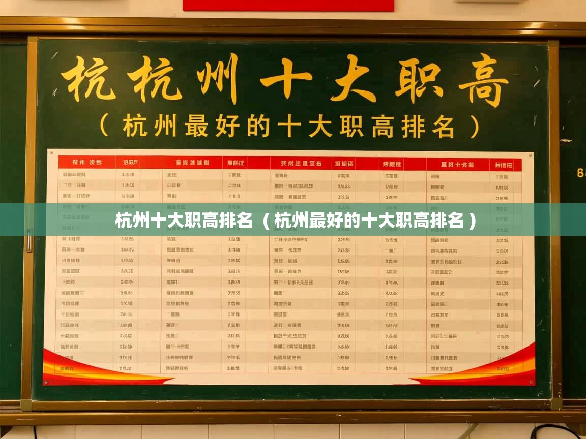  杭州十大职高排名  ( 杭州最好的十大职高排名 )