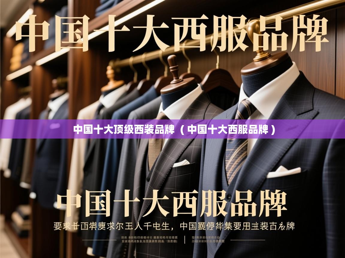  中国十大顶级西装品牌  ( 中国十大西服品牌 )